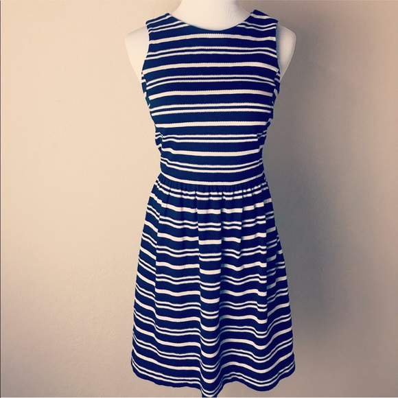 J. Crew black and white striped dress - Picture 2 of 5